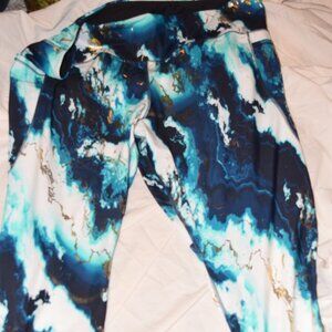 Old Navy Active Soft Leggings, Marble, Size 4X